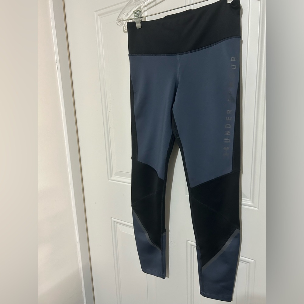 Under Armour Charcoal and Black Performance Leggings